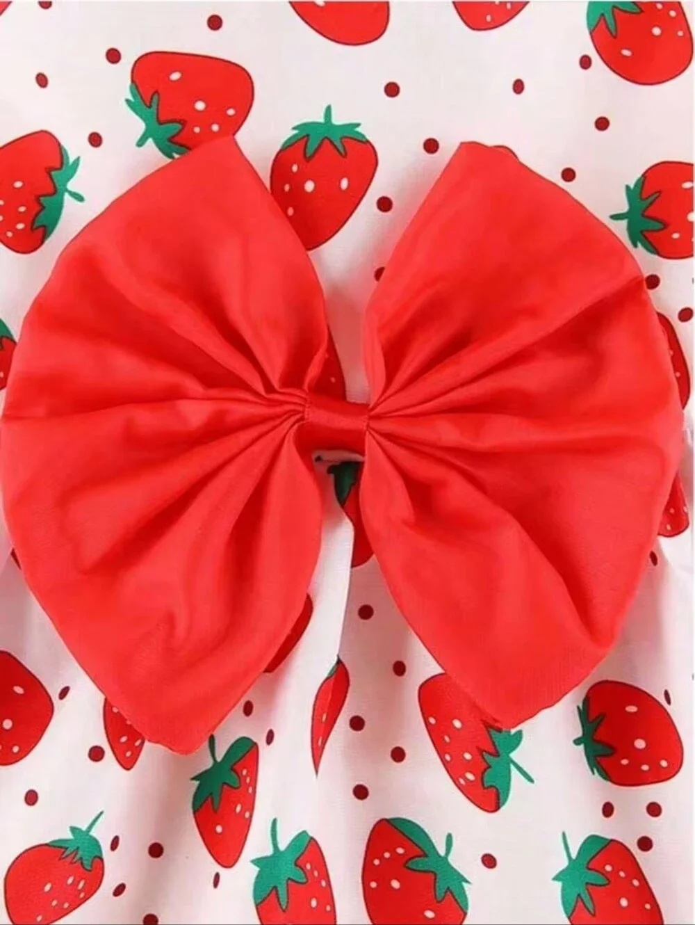Strawberry Print Dress For Your Pet-SM